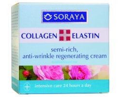Collagen & Elastine srednje bogata krema sa stolisnom ružom