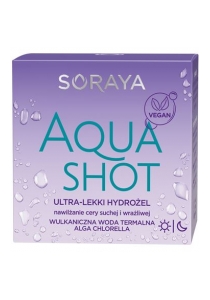 Aqua Shot vlažilna krema za suho in občutljivo kožo s termalno vodo