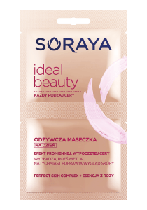 Ideal Beauty dnevna vlažilna maska za sijočo kožo