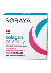 Collagen & Elastine hranjiva krema protiv bora s ceramidima i shea maslacom