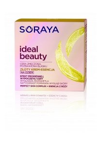 Ideal Beauty Essence dnevna krema za sijočo in enakomerno polt z zlatim eliksirjem