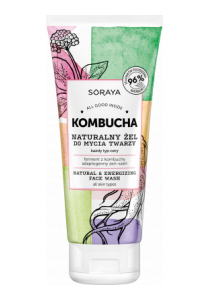 Kombucha naravni gel za umivanje obraza