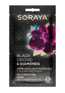 Black Orchid & Diamonds pomlajevalna maska