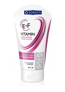Vita Therapy vitamina E in F krema za odstranjevanje ličil za suho in zelo suho kožo