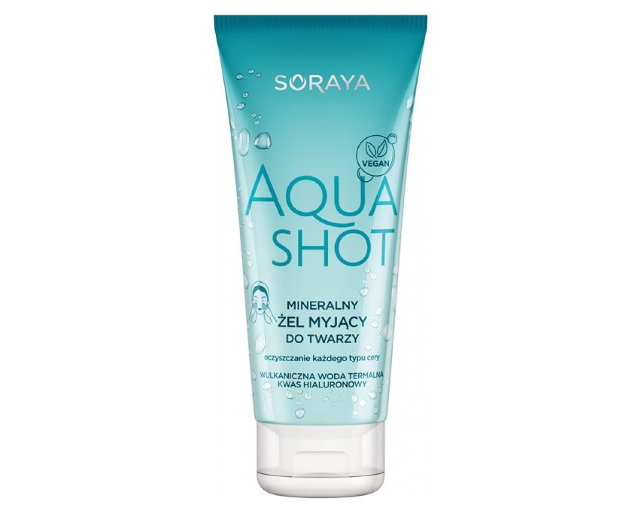 Aqua Shot vlažilni mineralni gel za čiščenje obraza