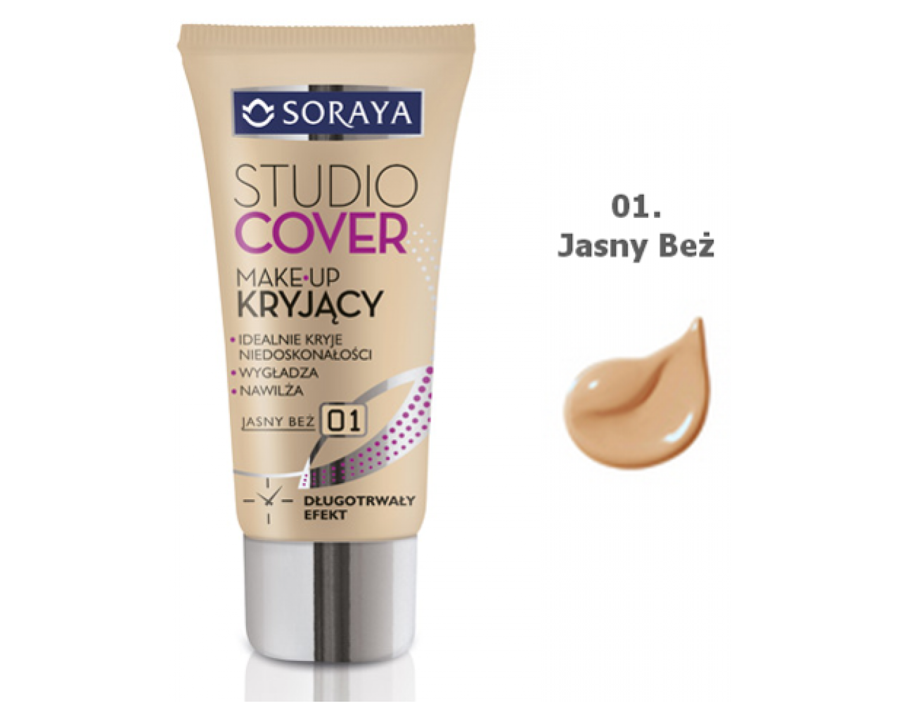 Studio Cover nežen tekoči puder za vitaminom E