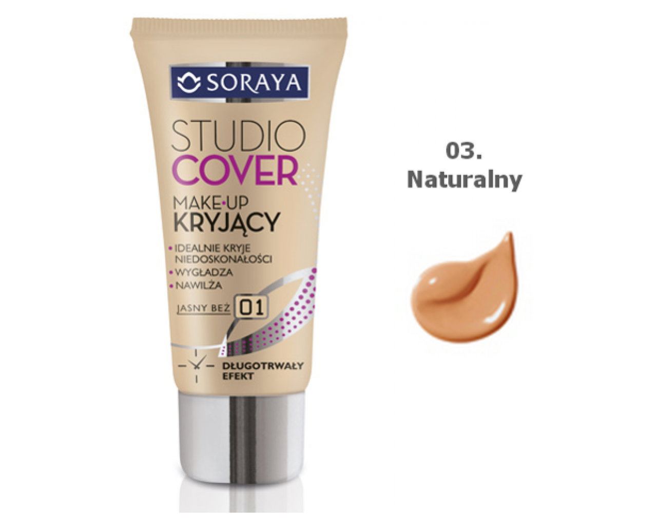 Studio Cover nežen tekoči puder za vitaminom E