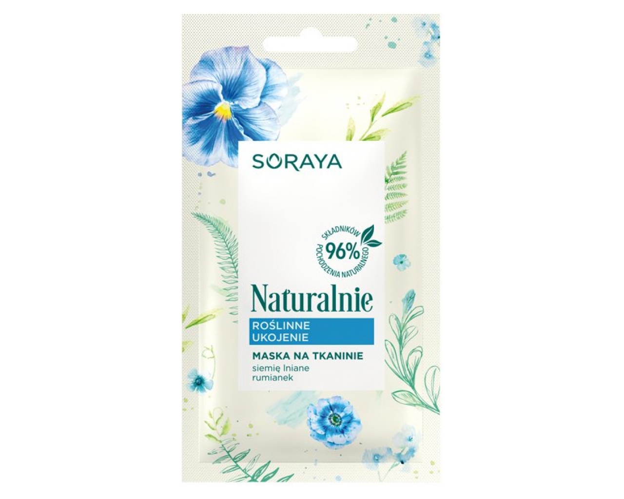 Natural sheet maska v bombažni krpici