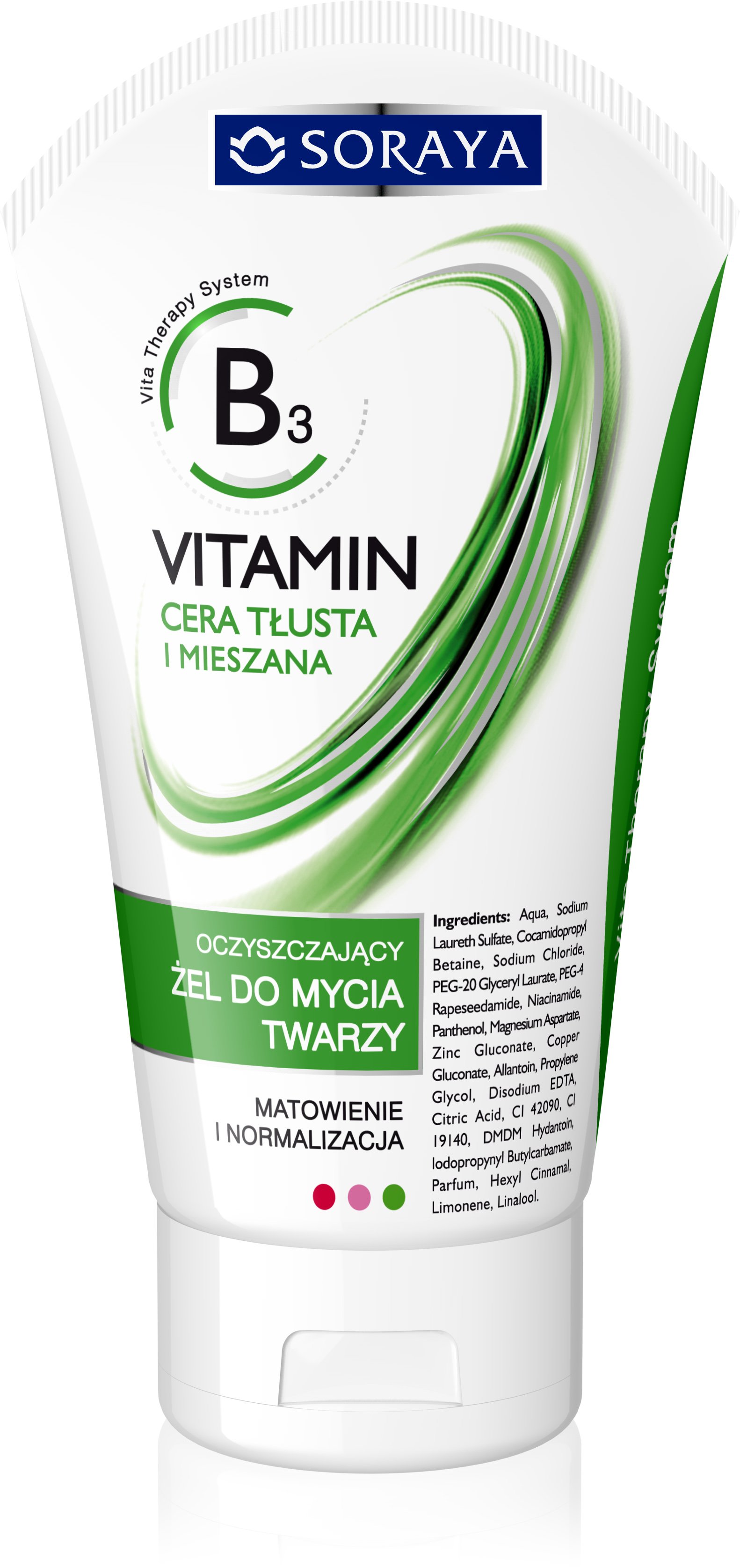 Vita Therapy vitamin B3 gel za čiščenje za mastno in mešano kožo